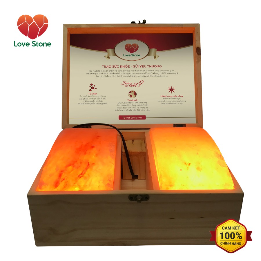 Hộp Đá Muối Massage Chân LoveStone Magic - Hàng Chính Hãng