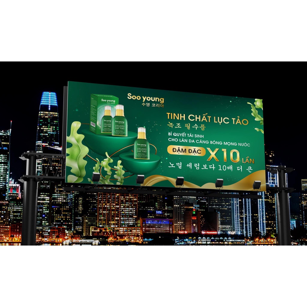 (Hot) Tinh Chất Truyền Trắng Collagen Essence Lục Tảo - SooYoung | BigBuy360 - bigbuy360.vn