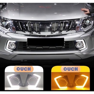 Ốp đèn gầm lắp zin mitsubishi triton 2015-2019