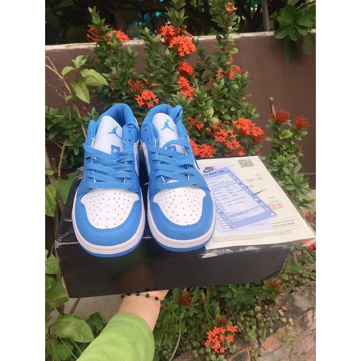 Giày thể thao sneaker JORDAN 1 THẤP CỔ MÀU XÁM XANH , giày jodan jd1 paris low | BigBuy360 - bigbuy360.vn