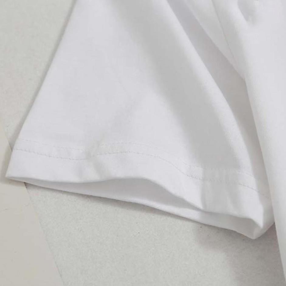 Áo thun unisex form rộng hoạt hình dễ thương vải dày mịn 2019T1412