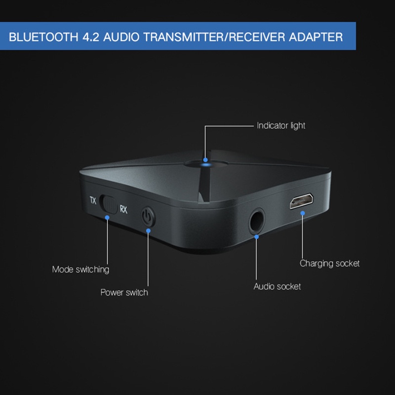Bộ Thu Phát Âm Thanh Không Dây Bluetooth 5.0 Rca 3.5mm Aux Cho Loa Tv / Xe Hơi / Pc Hbjyl | BigBuy360 - bigbuy360.vn