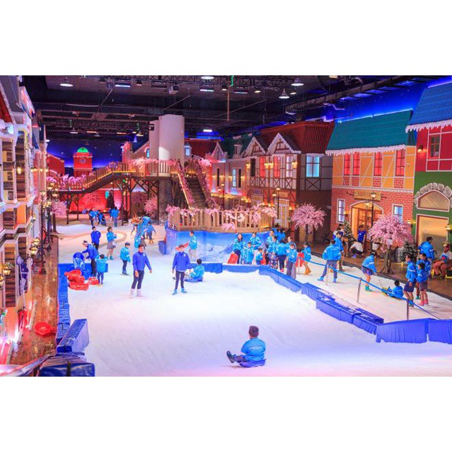 HCM  01 Vé giấy vào Snow Town khu vui chơi thành phố tuyết lớn nhất Sài Gòn