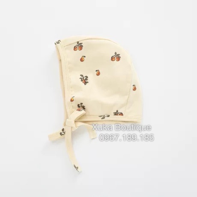 Mũ Tròn Cotton Cho Bé 0-2 Tuổi Style Hàn Quốc Thu Đông Hoạ Tiết Dễ Thương Cực Đẹp