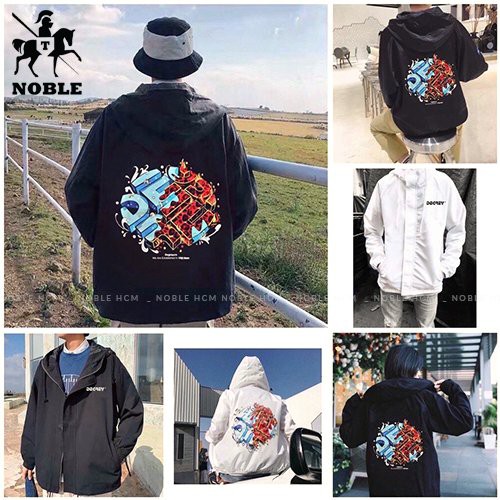 [Freeship] Áo khoác dù UNISEX nam nữ thích hợp đi học đi chơi TP15
