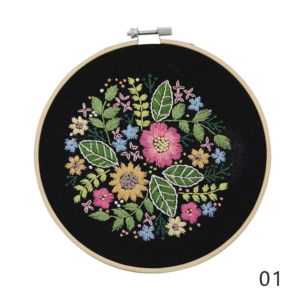 DIY thêu hoa thủ công vá Cross Stitch Kit Bông thêu tranh thêu trang trí nội thất