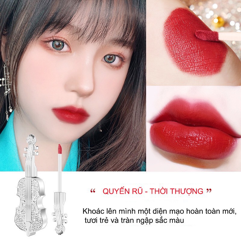 SON KEM LÌ VIOLON LUTE Hình Cây Đàn Siêu Dễ Thương Cao Cấp | BigBuy360 - bigbuy360.vn