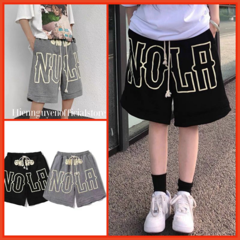 Quần Đùi nam nữ NOLA  Chất bo cotton dầy đứng from lên dáng chuẩn đẹp quần đùi unisex nam nữ mặc được