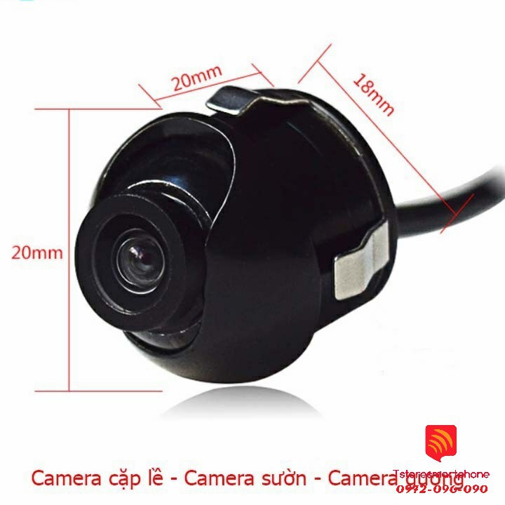 Camera căn lề, cạp lề camera lùi xoay 360 độ cho ô tô xe hơi