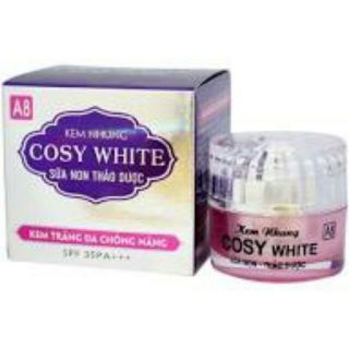 KEM NHUNG COSY WHITE SỮA NON THẢO DƯỢC KEM TRẮNG DA CHỐNG NẮNG 18G A8