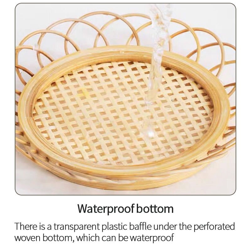 Đế lót ly bằng tre đan thủ công cách nhiệt tiện dụng