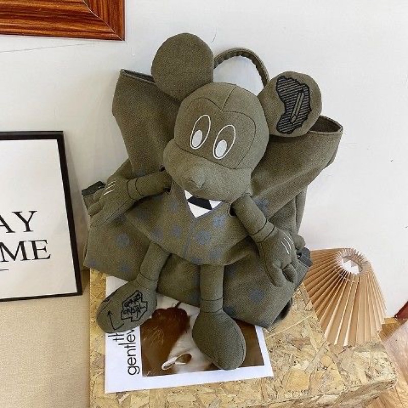 Balo, cặp sách, Ba lô vải chuột Mickey độc lạ đi học,đi chơi, du lịch, đựng đồ cho bé hot 2023 🐻