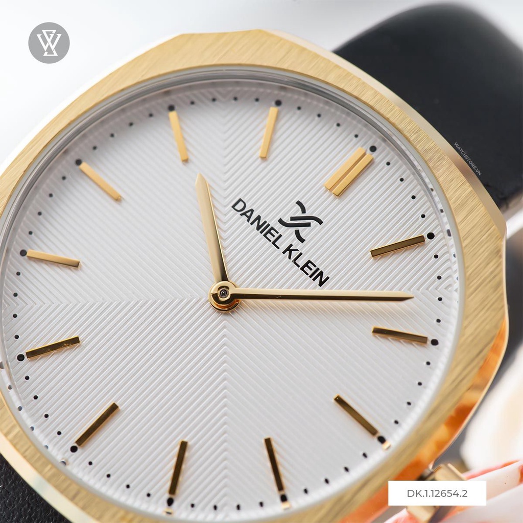 Đồng Hồ Quartz Nữ Daniel Klein WATCHSTORE DK.1.12654.2 Mặt Kính Khoáng 34mm, Dây Da, Vỏ Thép Không Gỉ