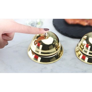 Chuông bấm để bàn gọi phục vụ, mạ đồng vàng siêu sang & cao cấp