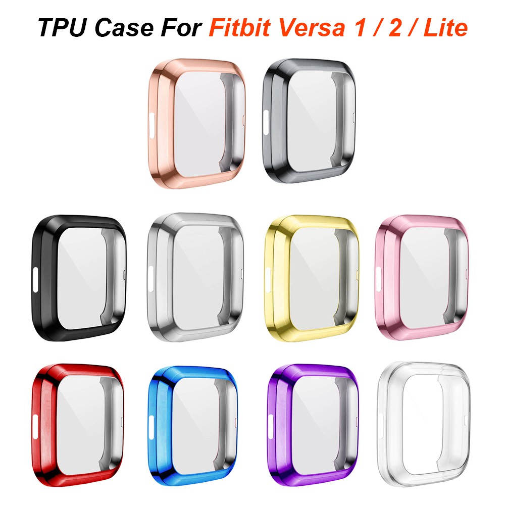 Silicone Khung Silicon Tpu Bảo Vệ Cho Đồng Hồ Thông Minh Fitbit Versa 2 / Versa / Lite