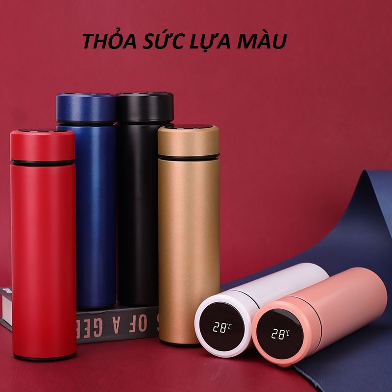 [HOT TREND] Bình giữ nhiệt Inox hiển thị nhiệt độ Cao Cấp thông minh ( Dung tích 500ml )