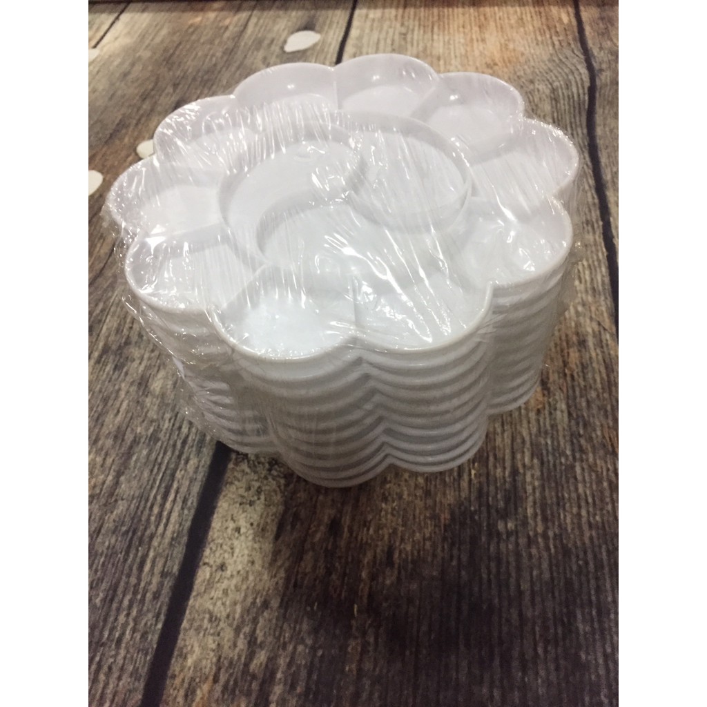 Combo 10 khay pha màu hoa mai ( 10 Palette hoa mai)