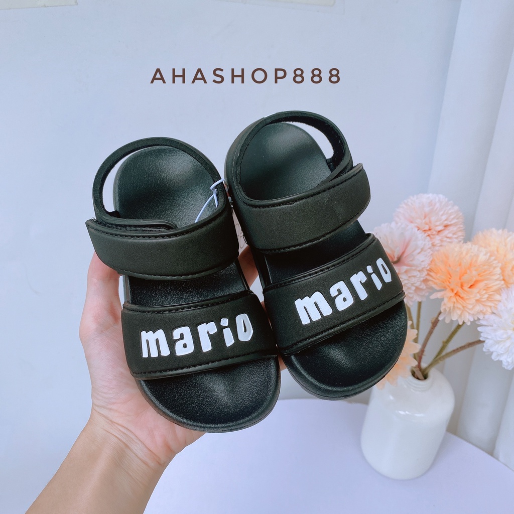 Dép Sandal Đế Siêu Nhẹ Siêu Êm Chính Hãng Mario Cho Bé Trai 2-5 Tuổi K132