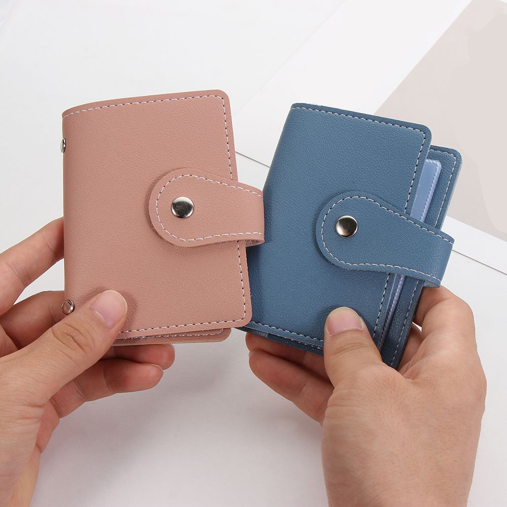 Ví Da PU 26 Ngăn Nhiều Màu Sắc Đa Năng Tiện Dụng