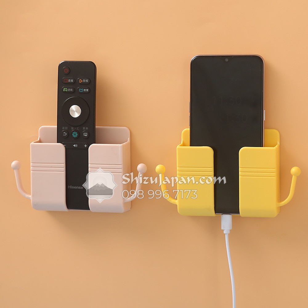 Giá Để Sạc Điện Thoại, Remote Dán Tường Đa Năng
