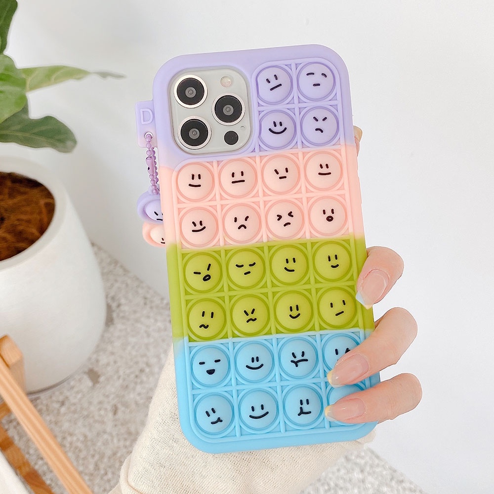 Ốp điện thoại giải tỏa căng thẳng đáng yêu cho VIVO Y20 Y12S Y12 Y12I Y17 Y15 Y12 Y11 Y81 Y85 Y1S Y51 Y31 Y50 Y30 Y19