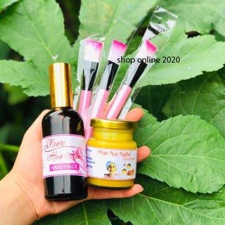 Salva Combo 2 mặt nạ + nứoc hoa hồng