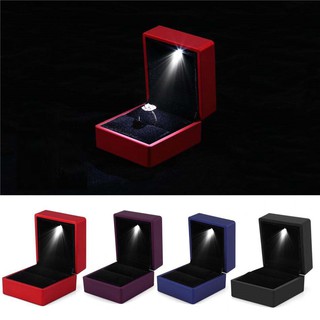 HỘP NHẪN CÓ GẮN ĐÈN - HỘP ĐỰNG NHẪN CẦU HÔN ĐỘC ĐÁO - HỘP ĐỰNG TRANG SỨC CÓ ĐEN LED