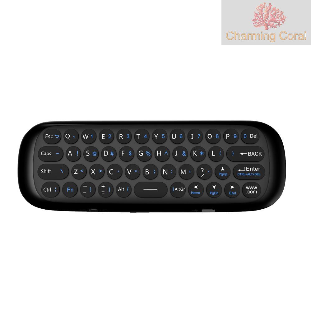 CTOY Wechip W1 2.4G Air Mouse Wireless Keyboard Remote Control Infrared Remote Learning 6-Axis Motion Sense w/ USB Receiver for Smart TV Android TV BOX Laptop PC