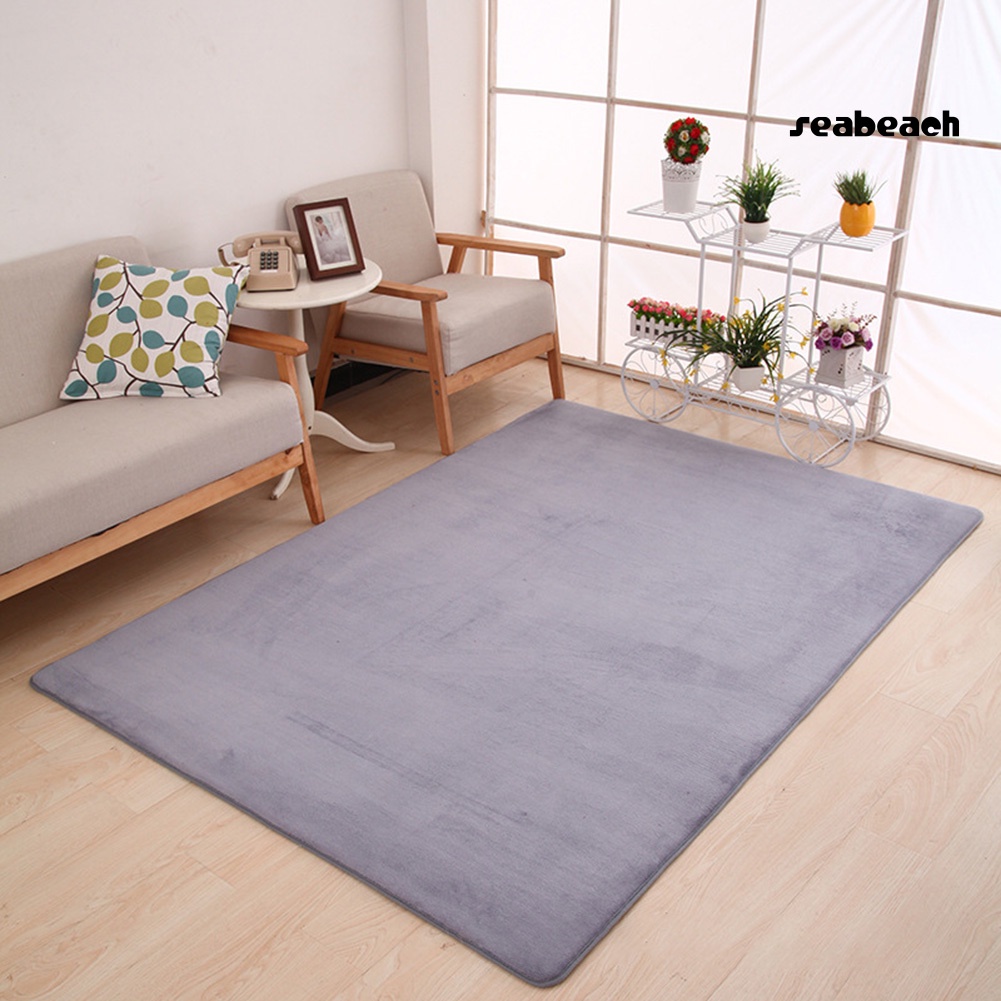 Thảm lông cừu san hô dày chống trượt trang trí phòng khách/phòng ngủ
