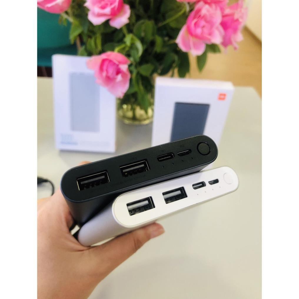 Hàng Chất.Sạc dự phòng Xiaomi gen 3 20000mAh/10000mAh, Redmi cổng USB, type C Fast Charge Power Bank $