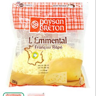 Phô mai sợi Paysan Breton Emmental gói 200g