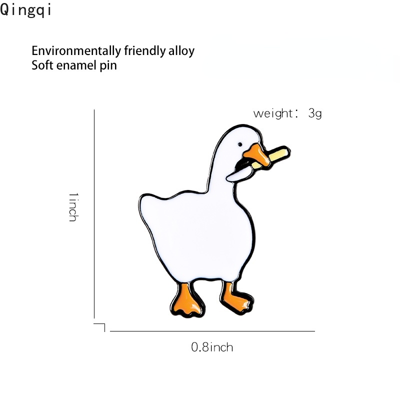 Ghim cài áo MISS ZOE hình ngỗng hoạt hình dễ thương