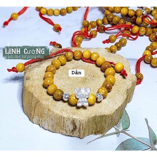 Vòng dâu tằm mix 12 con giáp ý nghĩa cho bé- vòng dâu gốc cho bé