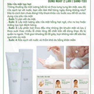 Sữa rửa mặt C'n Whitening Set #005