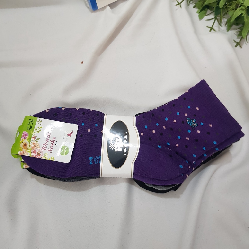 Tất Nữ Cổ cao Trịnh Trung - Họa Tiết Chấm