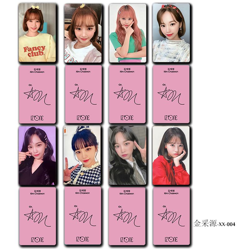 Set card chữ kí Kim Chaewon IZONE