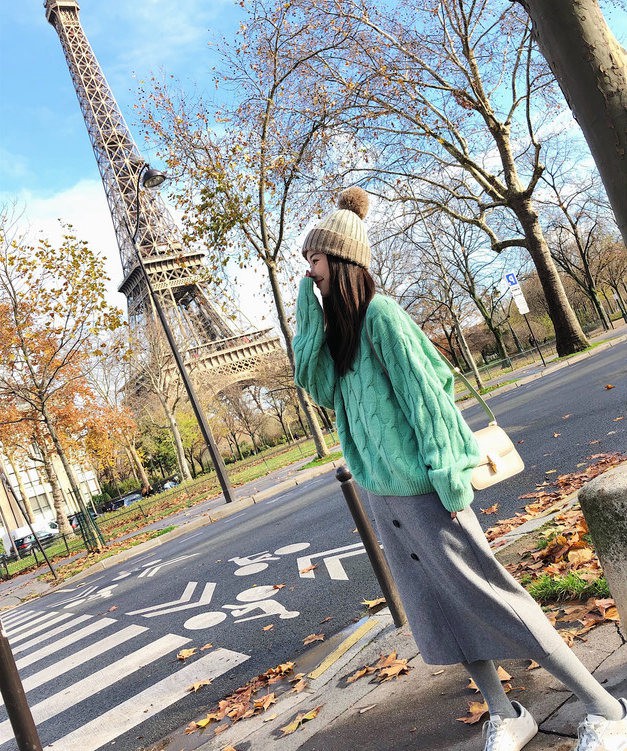 Áo Sweater Dày Dặn Màu Sắc Ngọt Ngào Xinh Xắn Cho Nữ | BigBuy360 - bigbuy360.vn