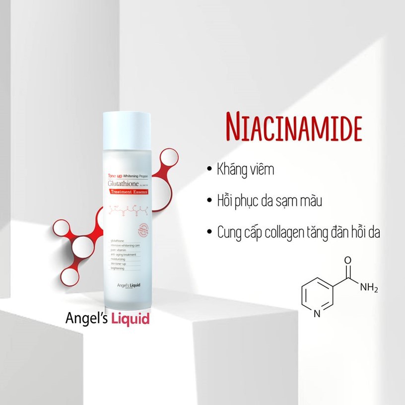 Nước Thần Angel's Liquid Dưỡng Trắng Cấp Ẩm Angel's Liquid Tone Up Whitening Program Glutathione Treatment Essence 150ml