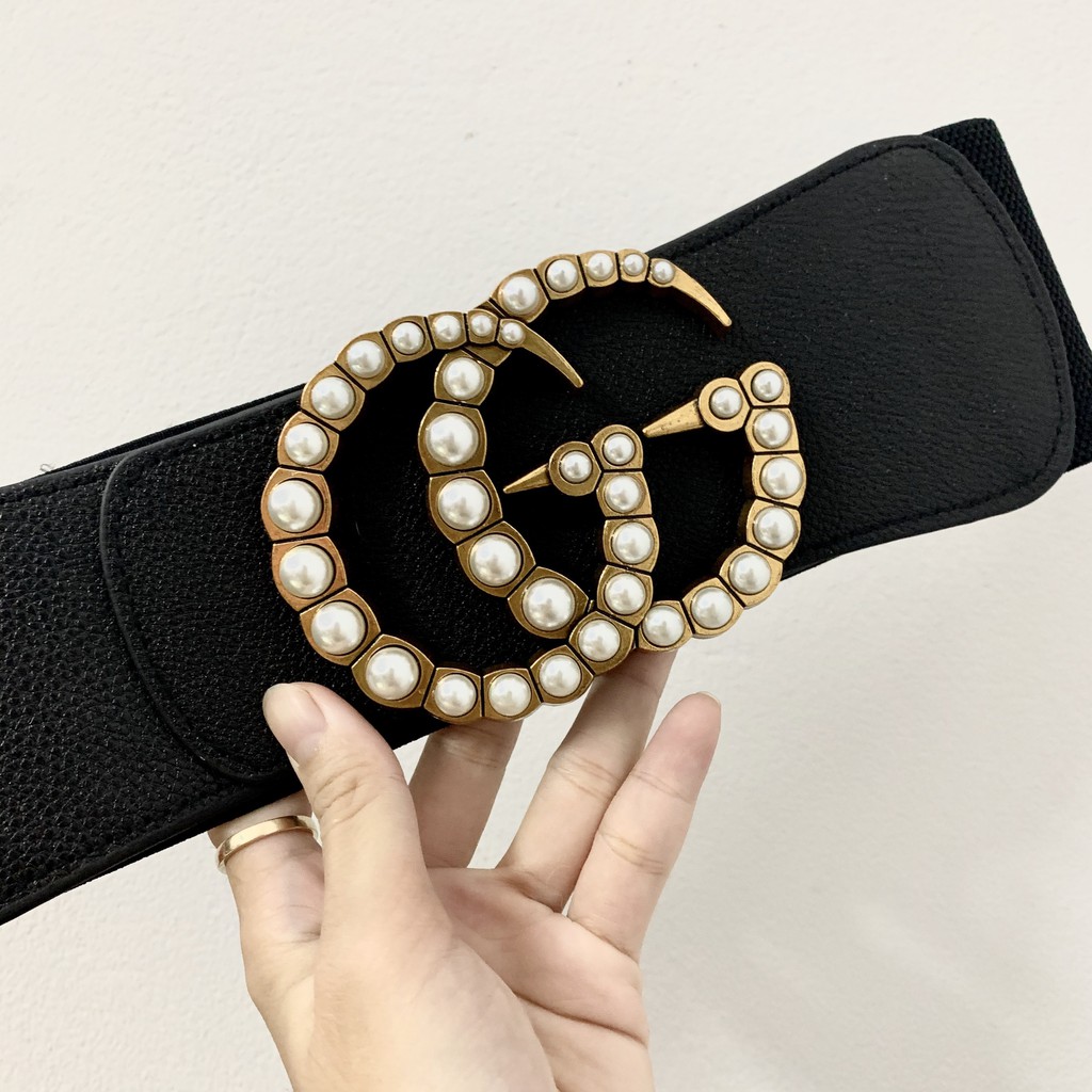 Đai váy G họa tiết nhiều mẫu HOT bản 7.5cm