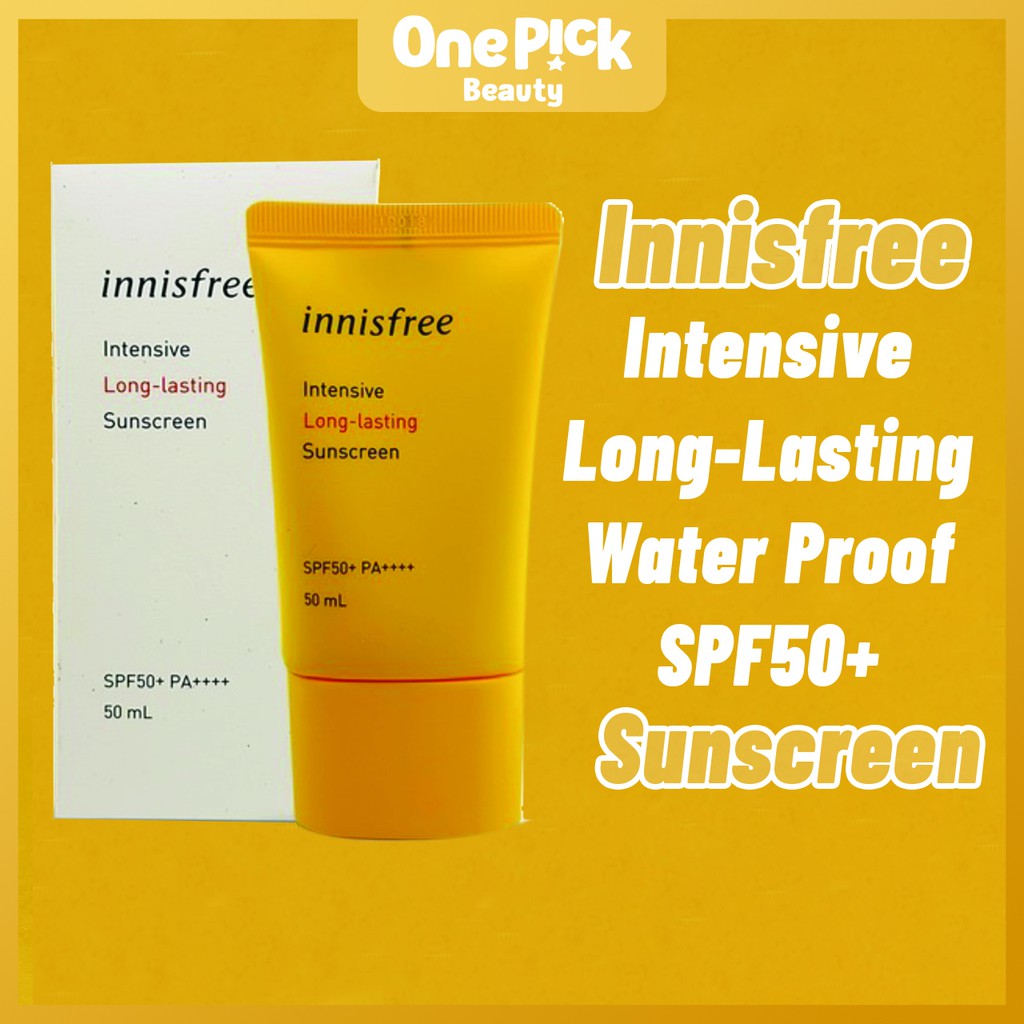 OnePick) Kem Chống Nắng Chống Trôi, Làm Dịu, Cấp Ẩm Cho Da Innisfree Intensive Long Lasting Sunscreen SPF50+/PA++++ 50ml [Innisfree Intensive Long Lasting Sunscreen 50ml]