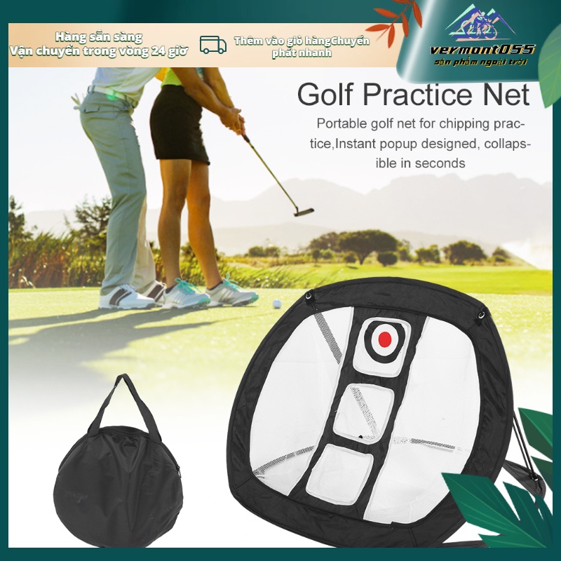 Hot DealsLưới hỗ trợ thực hành chơi gôn bằng vải Oxford di động trong nhà và ngoài trời, Dụng cụ đào tạo bẻ khóaSpot ExpressVermont055