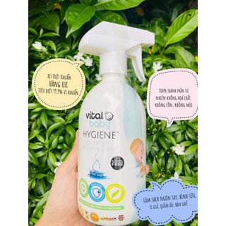NƯỚC RỬA TAY KHÔ KHÁNG KHUẨN VITAL BABY NỘI ĐỊA ANH 500ML