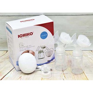 Máy Hút Sữa Điện Đôi ICHIKO Nhật Bản (Kích sữa,massage,hút sữa,thông tia)