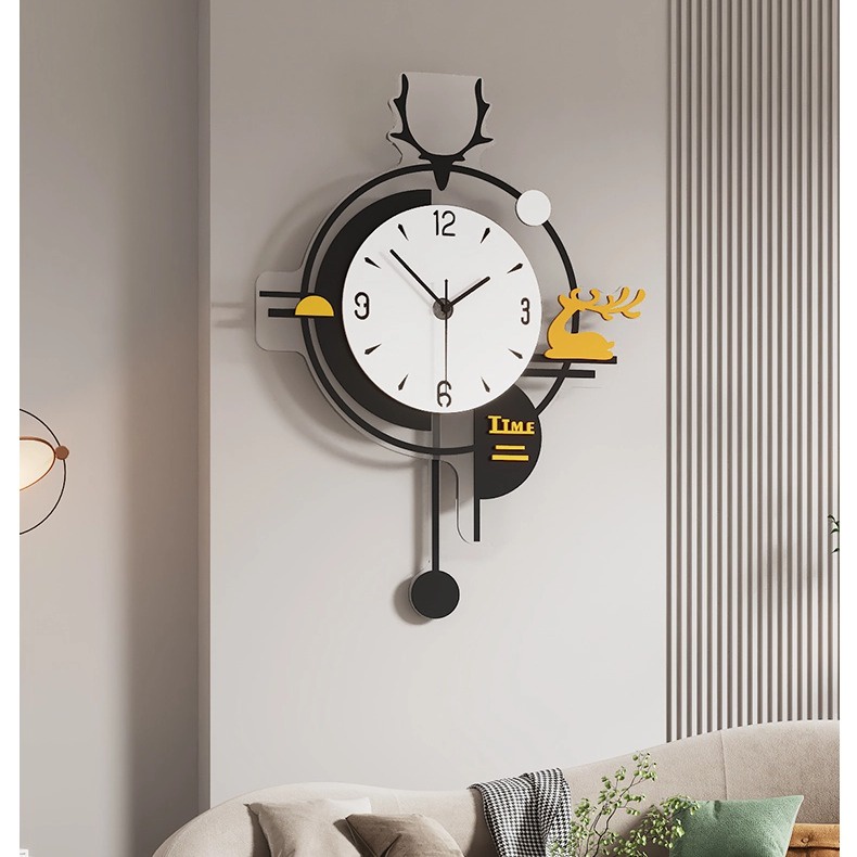 Đồng hồ treo tường quả lắc - CL054 - Phong cách hiện đại - Kích thước: 35x47, 40x56 cm, 45x69 cm