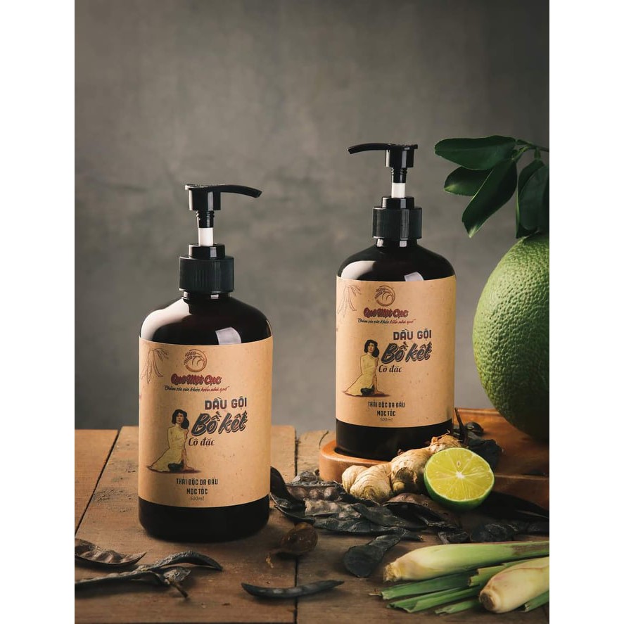 DẦU GỘI BỒ KẾT ORGANIC QUÊ MỘT CỤC 500ml: TÓC CHẮC KHỎE DẦY DÀI MÙI THƠM TỰ NHIÊN | BigBuy360 - bigbuy360.vn