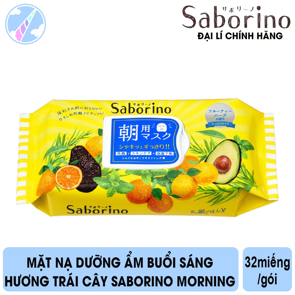 Mặt Nạ Dưỡng Ẩm Buổi Sáng Saborino Morning Facial Sheet Mask