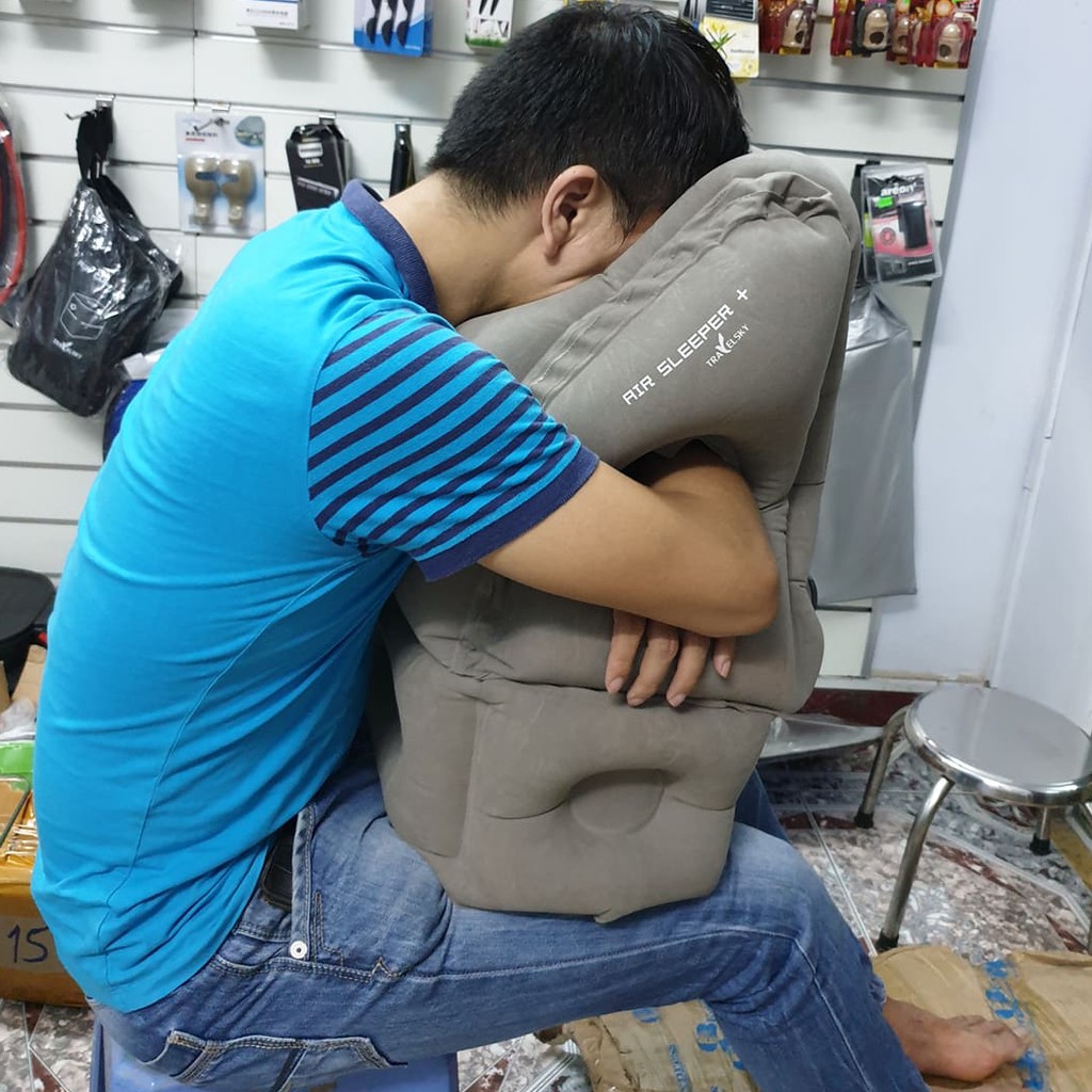 [HCM] Gối tựa cổ hơi tiện lợi du lịch văn phòng