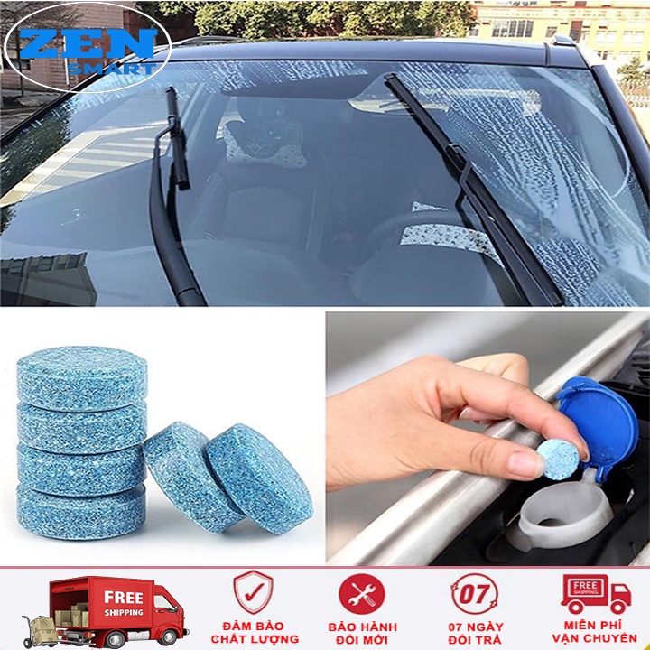 Viên Sủi Rửa Kính Ô Tô Siêu Sạch, 100% sinh học, thân thiện môi trường