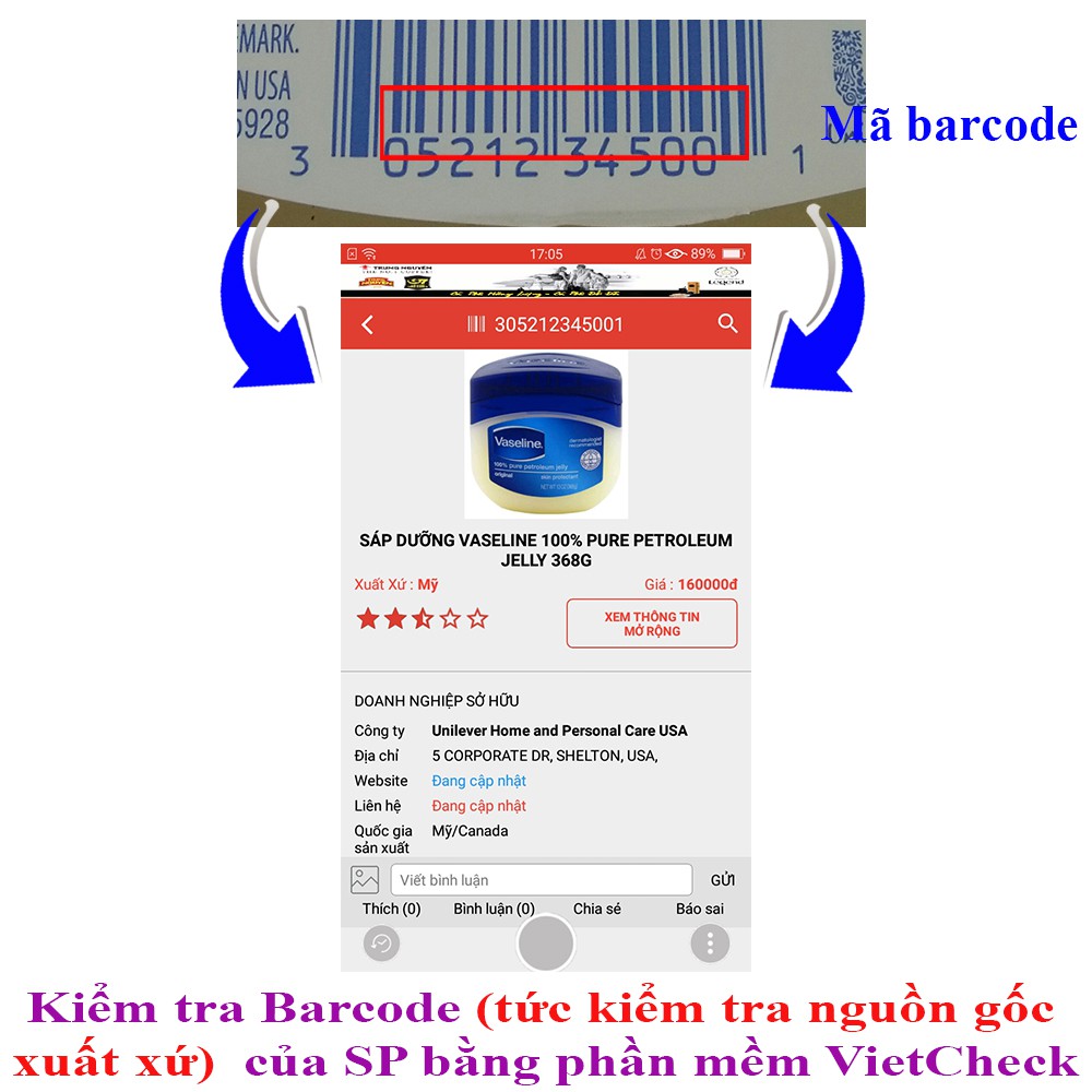 SÁP DƯỠNG VASELINE ĐA NĂNG 368G | BigBuy360 - bigbuy360.vn