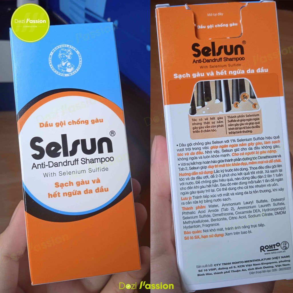 Dầu Gội Selsun Chống Gàu Và Ngứa Da đầu - Selsun Anti – Dandruff Shampoo